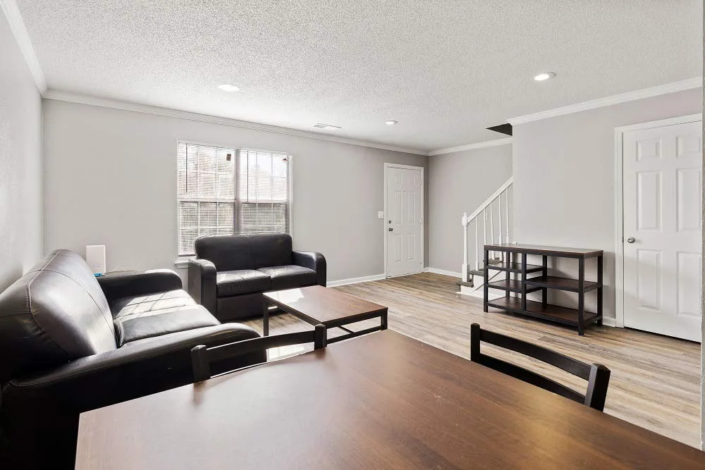 pet friendly furnished three bedroom Student apartments walking distance to ECU Greenville NC at The Bower